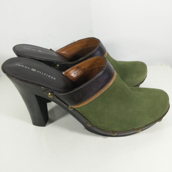 Tommy Hilfiger Shoes - 🔥 Tommy Hilfiger Shoes Heels Studded Mules 9M